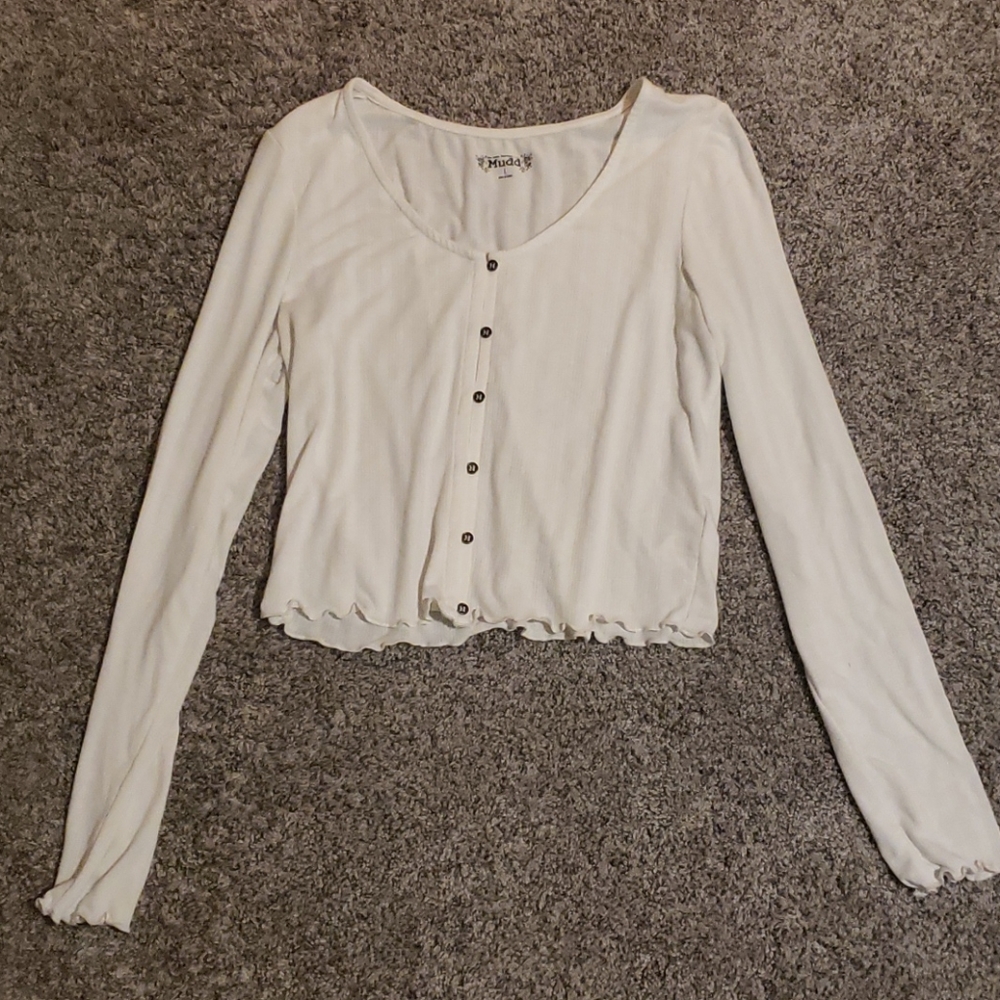 Long sleeve crop top